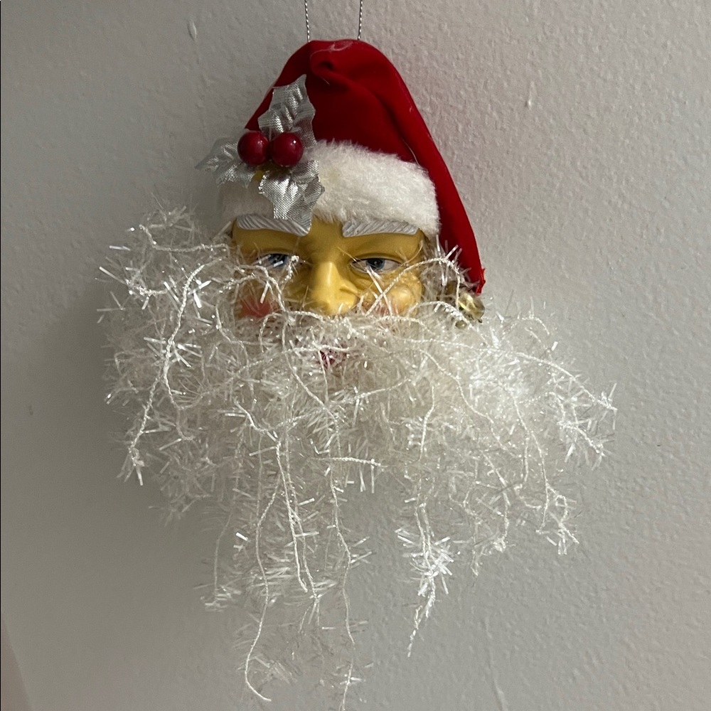 Festive Santa Claus Hanging Ornament set of 3